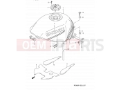 SUZUKI RF900R R (1994) (E03,E28,E33) 37 - FUEL TANK (MODEL R/S)