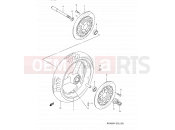 SUZUKI RF900R R (1994) (E03,E28,E33) 52 - FRONT WHEEL