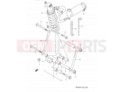 SUZUKI RF900RZ S (1995) (E03,E28,E33) 58 - REAR CUSHION LEVER