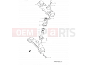 SUZUKI RF900R T (1996) (E03,E28,E33) 51 - STEERING STEM