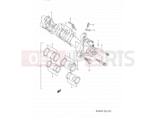 SUZUKI RF900R T (1996) (E03,E28,E33) 53 - FRONT CALIPERS