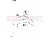 SUZUKI RG125 J (1988) Gamma 40 - FRONT FENDER