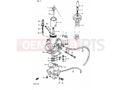 SUZUKI RG125A / RG125B J (1988) Gamma 5 - CARBURETOR