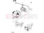 SUZUKI RG125A / RG125B J (1988) Gamma 23 - HEAR COMBINAITON LAMP