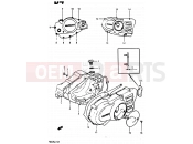 SUZUKI RG125C H (1987) Gamma 3 - CRANKCASE COVER