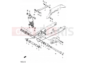 SUZUKI RG125U J (1988) Gamma 50 - REAR SWINGING ARM
