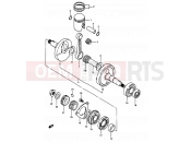 SUZUKI RG50 D (1983) Gamma 4 - CRANKSHAFT