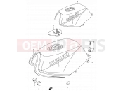 SUZUKI RG80 M (1991) Gamma 27B - FUEL TANK (MODEL M)