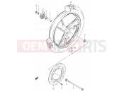 SUZUKI RG80 M (1991) Gamma 35 - FRONT WHEEL