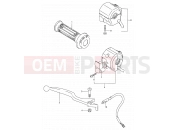 SUZUKI RG80C H (1987) Gamma 37 - RIGHT HANDLE SWITCH