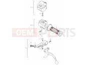 SUZUKI RG80C H (1987) Gamma 38 - LEFT HANDLE SWITCH