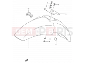 SUZUKI RG80C H (1987) Gamma 34 - FRONT FENDER