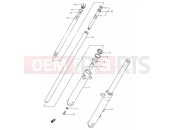 SUZUKI RG80C H (1987) Gamma 32 - FRONT DAMPER