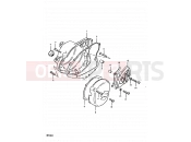 SUZUKI RM100 N (1992) 3 - CRANKCASE COVER