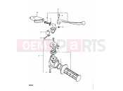 SUZUKI RM100 N (1992) 30 - RIGHT HANDLE GRIP (RM100X)