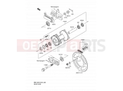 SUZUKI RM100 K3 (2003) (E28) 25 - REAR HUB
