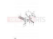 SUZUKI RM100 T (1996) 31 - LEFT HANDLE GRIP (RM100X)
