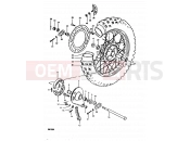 SUZUKI RM100 T (1996) 39 - REAR WHEEL (RM100X)