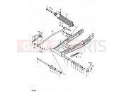 SUZUKI RM100 X (1999) 32 - REAR SWINGING ARM (RM100N)