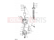 SUZUKI RM125 D (1983) 5 - CARBURETOR