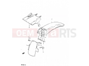 SUZUKI RM125 D (1983) 32 - REAR FENDER