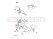 SUZUKI RM125 K (1989) (E02,E04,E24) 4 - CRANKCASE COVER- WATER PUMP (MODEL K)