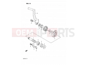 SUZUKI RM125 K (1989) (E02,E04,E24) 13 - KICK STARTER