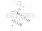 SUZUKI RM125 L (1990) (E02,E04,E24) 5A - CRANKSHAFT (MODEL L)