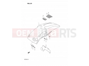 SUZUKI RM125 L (1990) (E02,E04,E24) 34 - REAR FENDER
