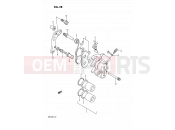 SUZUKI RM125 L (1990) (E02,E04,E24) 28 - FRONT CALIPER (MODEL K/L)