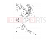 SUZUKI RM125 L (1990) (E02,E04,E24) 35A - REAR WHEEL (MODEL L/M)