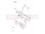 SUZUKI RM125 L (1990) (E02,E04,E24) 36A - REAR CALIPERS (MODEL L)
