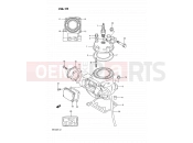 SUZUKI RM125 M (1991) (E02,E04,E24) 1B - CYLINDER (MODEL M)