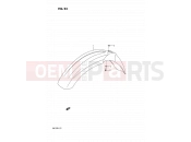 SUZUKI RM125 M (1991) (E02,E04,E24) 24 - FRONT FENDER