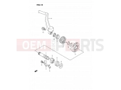 SUZUKI RM125 P (1993) (E02,E04,E24) 13 - KICK STARTER