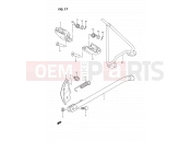 SUZUKI RM125 P (1993) (E02,E04,E24) 17 - STAND - FOOTREST