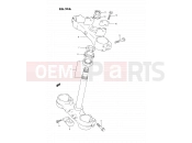 SUZUKI RM125 P (1993) (E02,E04,E24) 23A - STEERING STEM (MODEL P/R/S)