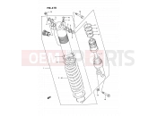SUZUKI RM125 P (1993) (E02,E04,E24) 31A - SHOCK ABSORBER (MODEL P)