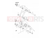 SUZUKI RM125 P (1993) (E02,E04,E24) 32A - CUSHION LEVER (MODEL P/R/S)