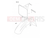 SUZUKI RM125 R (1994) (E02,E04,E24) 24 - FRONT FENDER - FRONT NUMBER PLATE