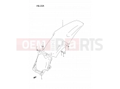 SUZUKI RM125 R (1994) (E02,E04,E24) 33A - REAR FENDER (MODEL P/R/S)