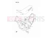 SUZUKI RM125 S (1995) (E02,E04,E24) 16A - FRAME - SEAT (MODEL R/S)