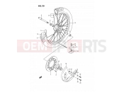 SUZUKI RM125 S (1995) (E02,E04,E24) 25 - FRONT WHEEL