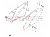 SUZUKI RM125 K1 (2001) (E02,E04,E24) 21 - FRAME COVER