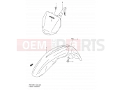 SUZUKI RM125 K1 (2001) (E02,E04,E24) 22 - FRONT FENDER