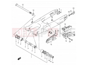 SUZUKI RM125 K1 (2001) (E02,E04,E24) 33 - REAR SWINGINGARM