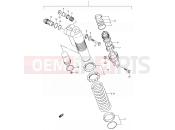 SUZUKI RM125 K2 (2002) (E02,E04,E24) 34 - REAR SHOCK ABSORBER