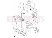 SUZUKI RM125 K1 (2001) (E03,E28,E33) 5 - CRANKSHAFT