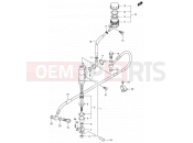 SUZUKI RM125 K1 (2001) (E03,E28,E33) 38 - REAR MASTER CYLINDER (MODEL K1/K2)