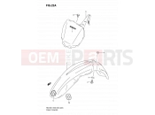 SUZUKI RM125 K5 (2005) (E03,E28,E33) 22A - FRONT FENDER (MODEL K4/K5/K6)